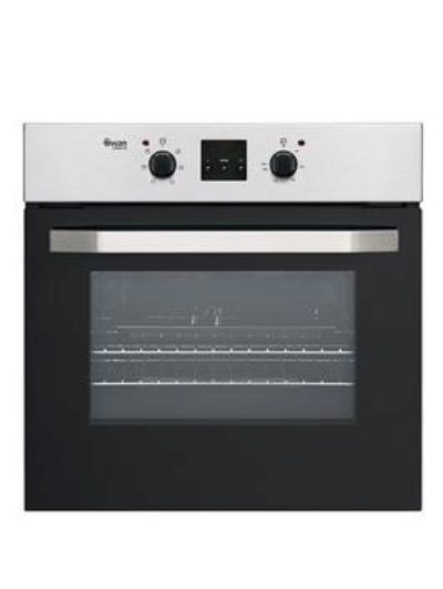 Swan Sxb2010S Built-In Single Electric Oven With Timer - Next Day Delivery - Stainless Steel Swan Sxb2010S Built-In Single Electric Oven With Timer - Next Day Delivery - Stainless Steel